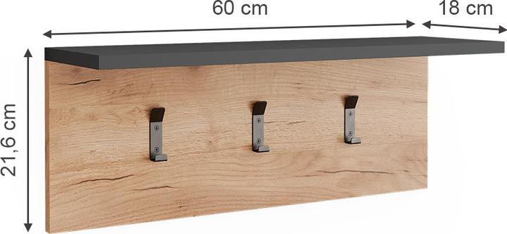 Actual product image Vicco mit Hutablage Orlando