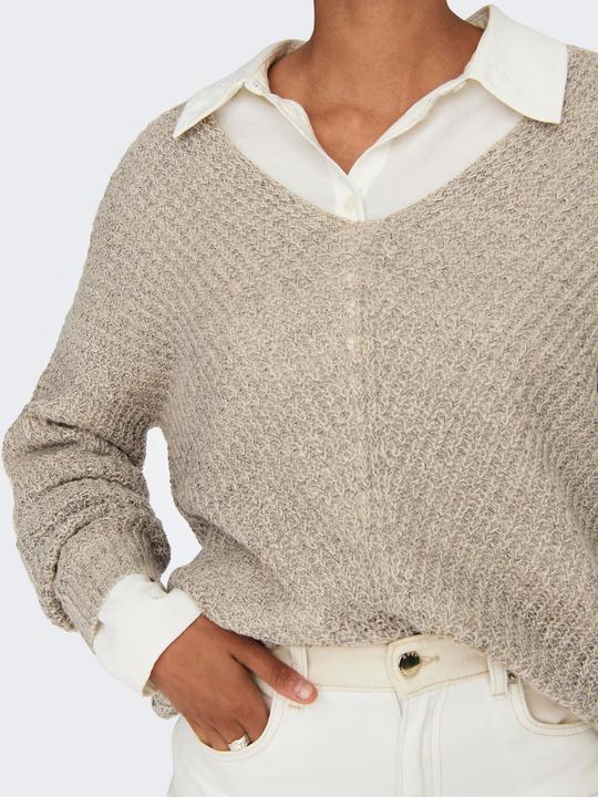 Actual product image JdY V-neck knit sweater (M)