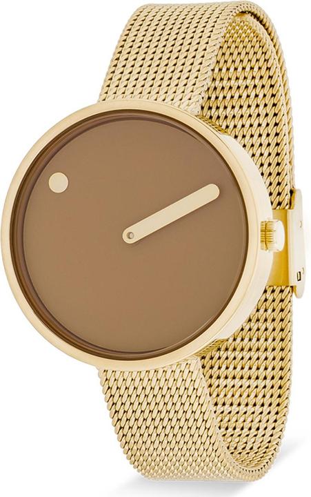 Produktbild Picto 34002-0914G Cappuccino Brown Unisex 34mm 5ATM (Analoguhr)