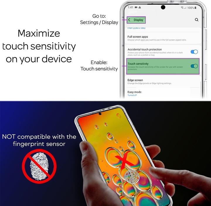 Actual product image Nalia Clear 360 degree hull (Samsung Galaxy A53)