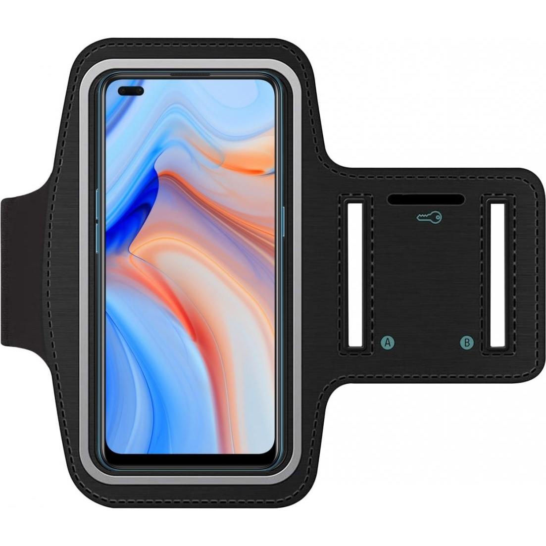 Thumbnail - SmartFitness Oppo Reno4 5G Handy Sport Armband, Smartphone Sportarmband, Schwarz