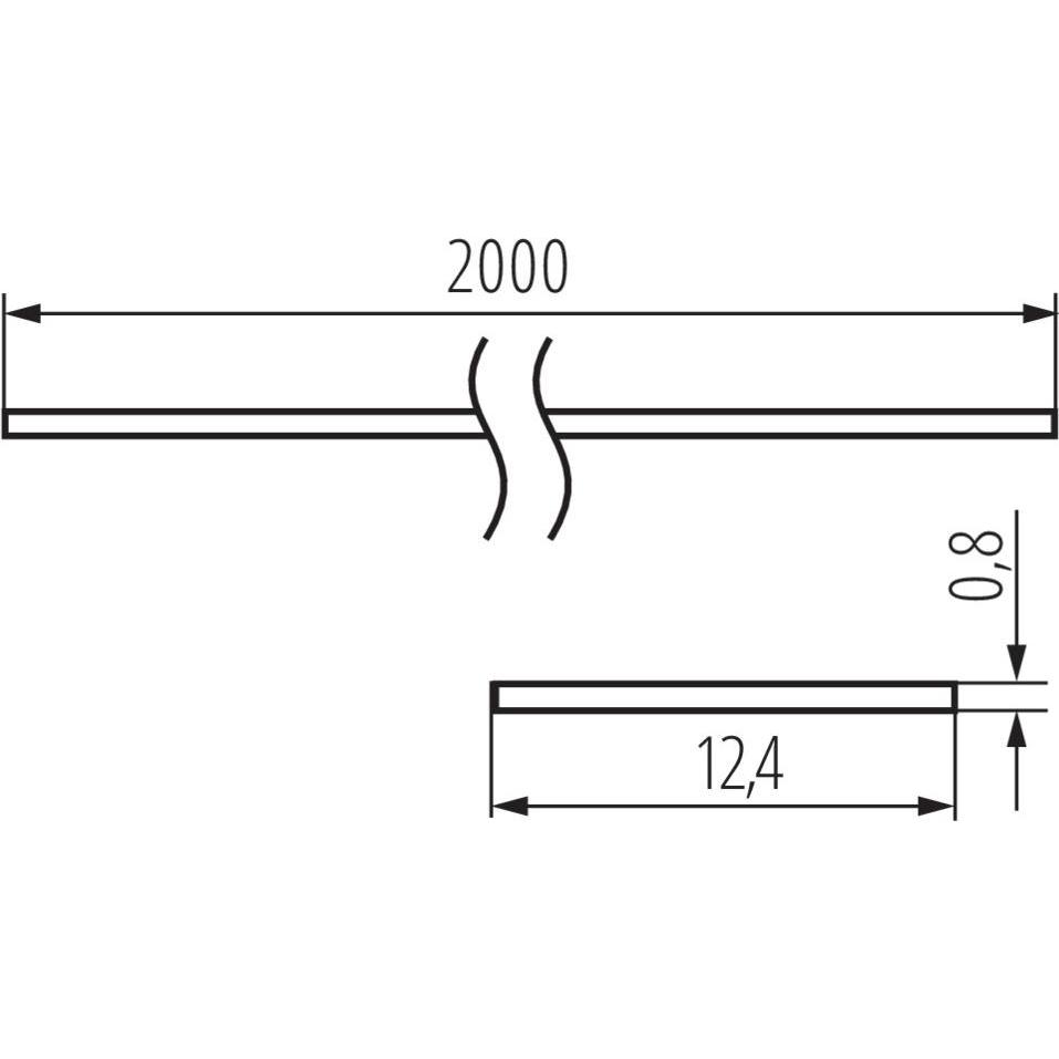 Thumbnail - Kanlux, LED Streifen, 26566 SHADE J/K-FR 2m Profil für LED Streifen (200 cm)