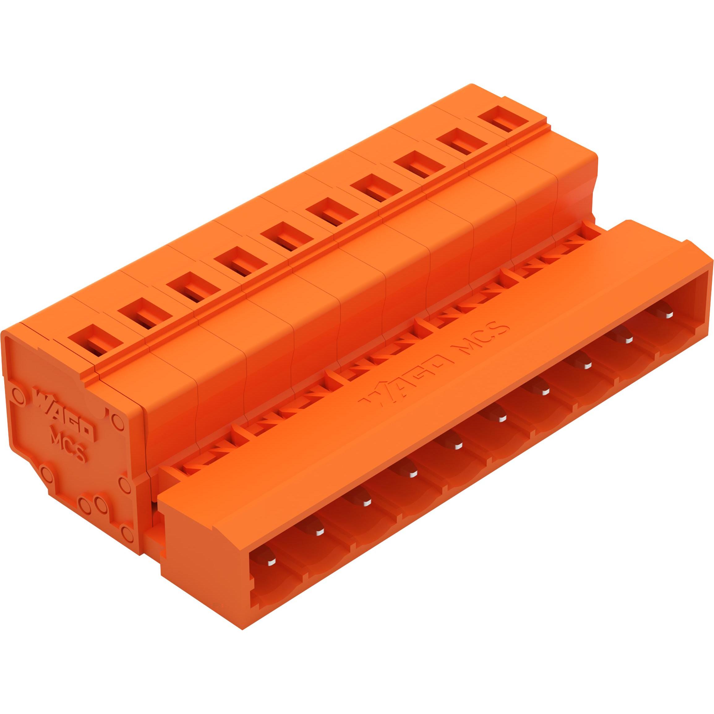50x Wago 231-640, Elektronikkabel + Stecker, Orange