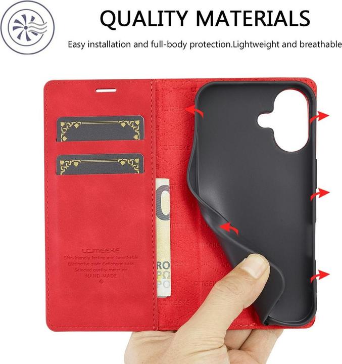 Produktbild Ueli Express Wallet Buch Etui Tasche mit Kartenfach (Apple iPhone 17)