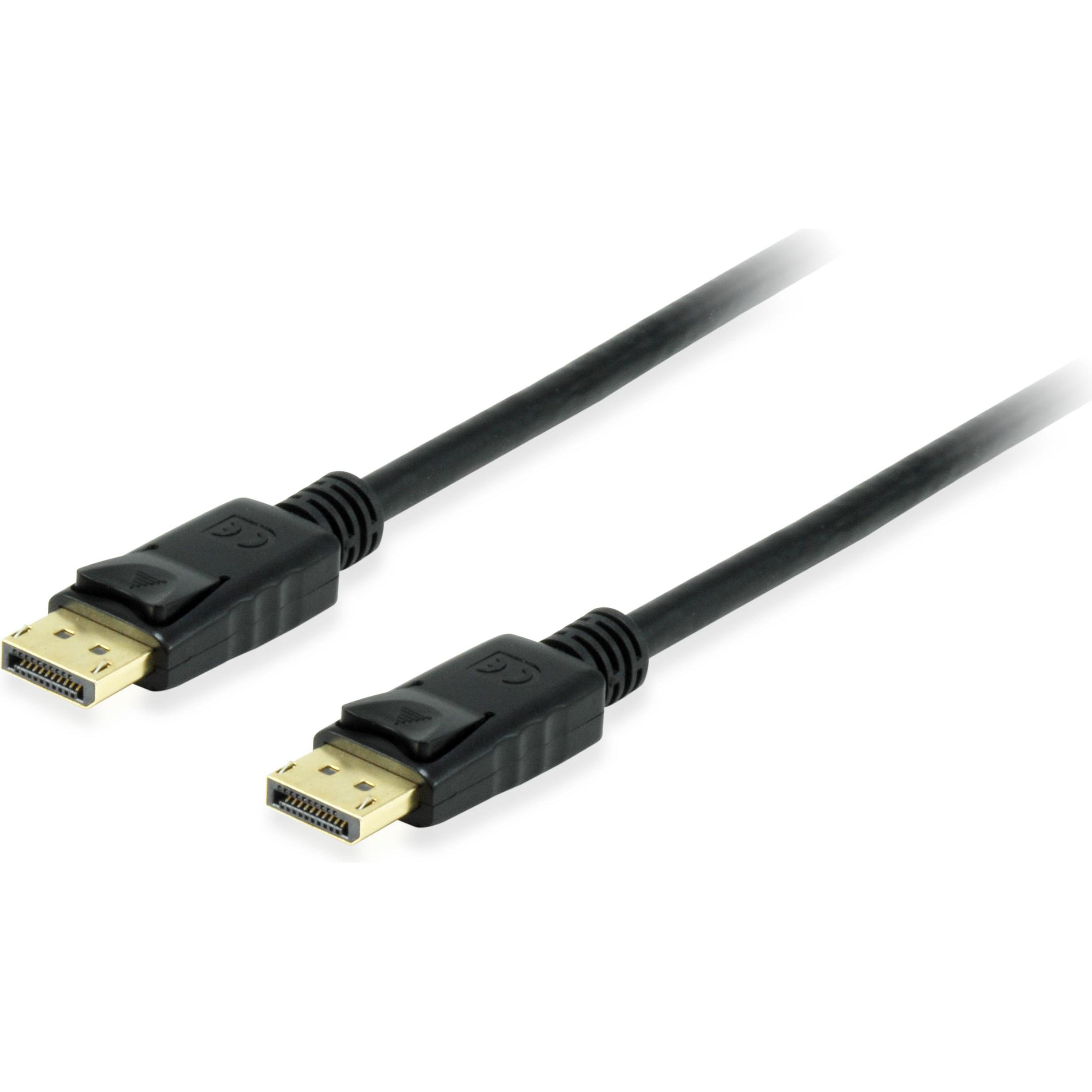 equip DisplayPort 1.4 St/St 10m 8K/60Hz komp.HDCP schwarz (10 m, DisplayPort), Video Kabel