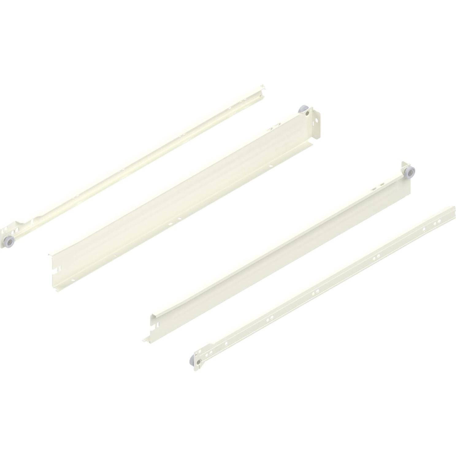 Blum, Schubladenauszüge, METABOX N Zarge 320 Schraubversion, Teilauszug, NL 550, cremeweiss