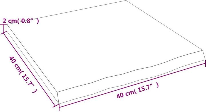 Immagine prodotto VidaXL Smeraldo (40 x 40 x 2 cm)