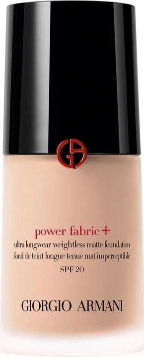Actual product image Giorgio Armani Matt Makeup Power Fabric + ( Ultra Longwear Weightless Matte Foundation) 30ml - Shade: 4.75 (Camel)
