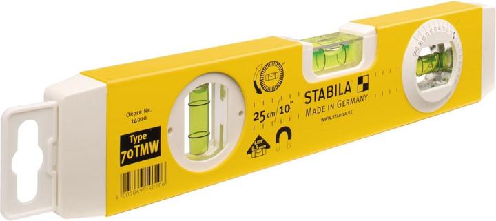 Produktbild Stabila Wasserwaage Type 70 TMW (25 cm)