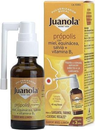 Actual product image Juanola Propolis Oral Spray 30ml (1 x, 30 ml, 100 g)