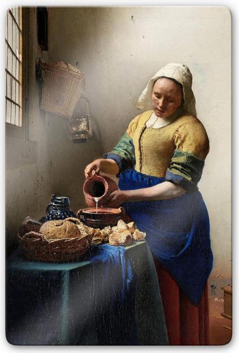 Actual product image Trenddeko Vermeer - Das Mädchen mit dem Milchkrug (40 x 60 cm)
