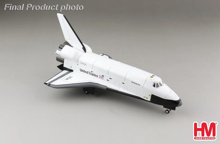 Produktbild Hobby Master Space Shuttle Enterprise Edward Air Base 1977. Metallmodell 1:200 HL1408.