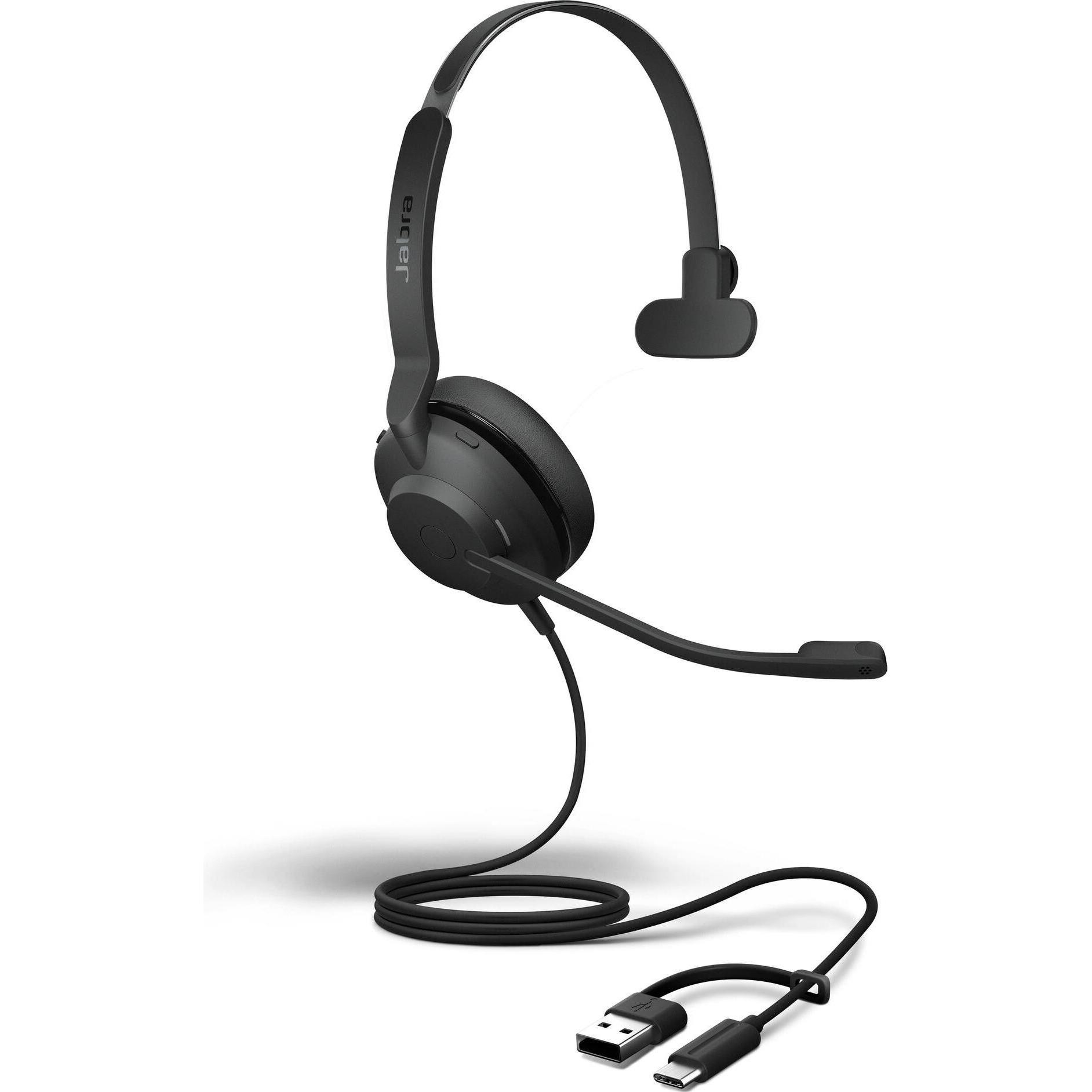 Jabra Evolve2 30 SE (Kabelgebunden, USB-A), Office Headset, Schwarz