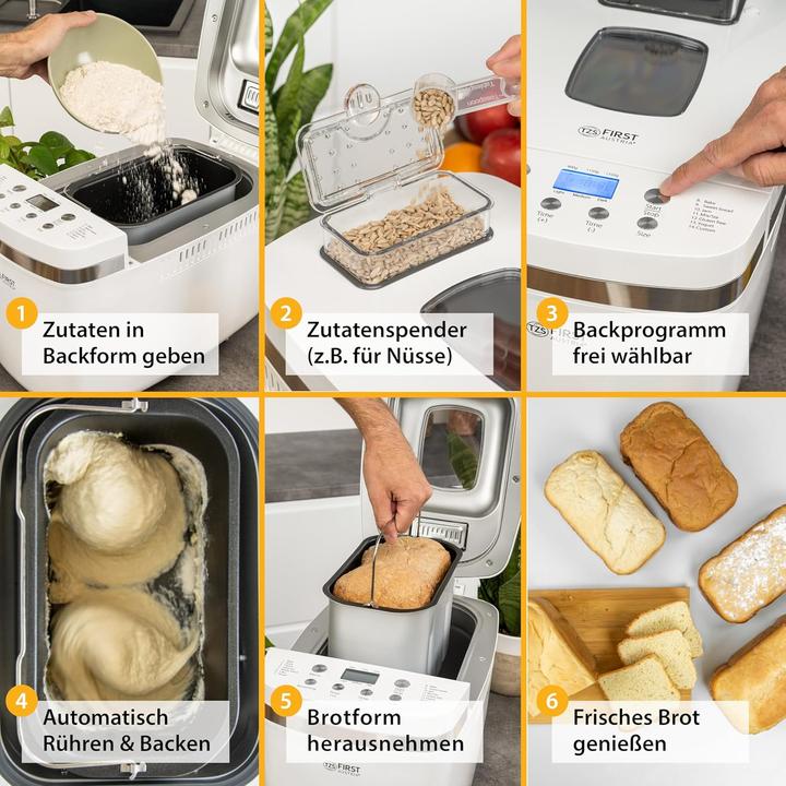 Actual product image First Bread maker with timer & 14 programmes