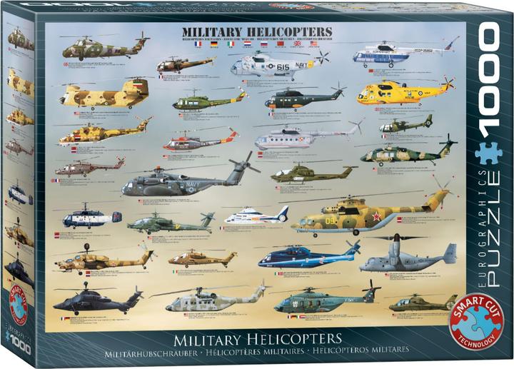 Produktbild Eurographics Militärhelikopter (1000 Teile)