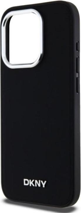 Actual product image DKNY DKHMP15XPSCMCLK iPhone 15 Pro Max 6.7" czarny/black hardcase Plain Logo MagSafe (Apple iPhone 15 Pro Max)