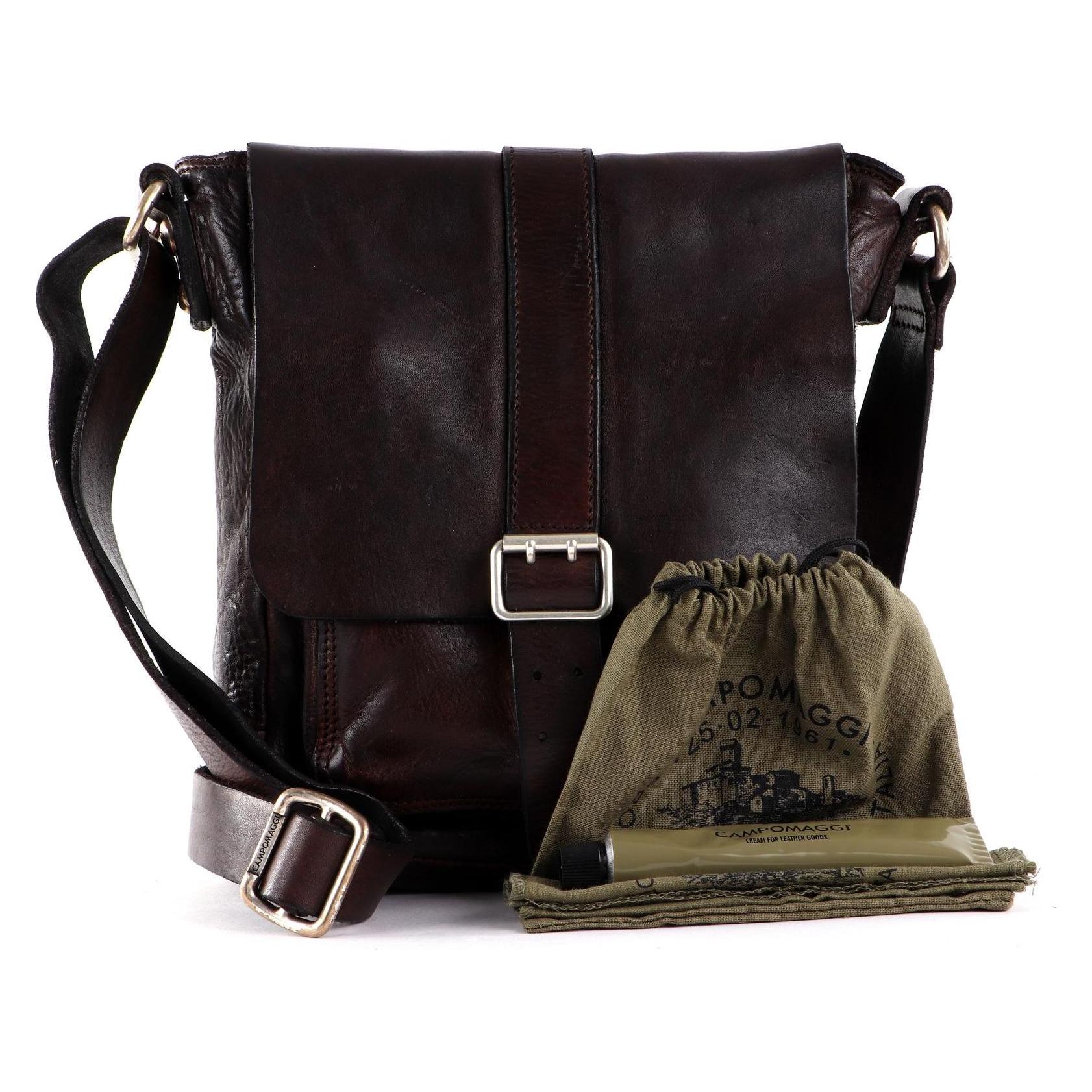 Campomaggi, Damen, Handtasche, Umhängetasche Saturno C033770, Braun