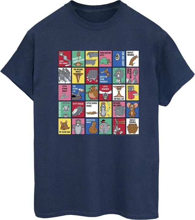 Immagine prodotto Tom & Jerry Grid Squares Maglietta Ampia Donna (L)