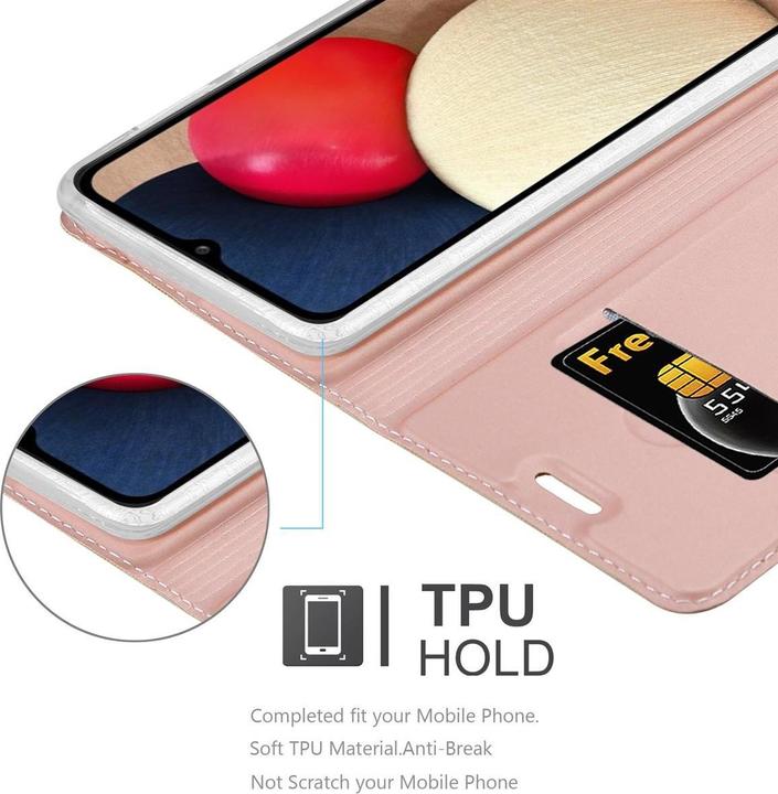 Actual product image Cadorabo Book Classy Style Cover (Samsung Galaxy A02s)