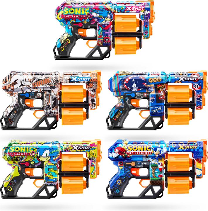 Actual product image Xshot X-SHOT SKINS SONIC 36583