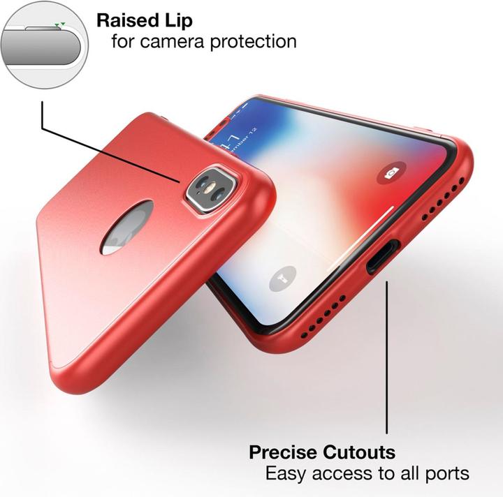 Actual product image Nalia 360 degree cell phone case (Apple iPhone XS, Apple iPhone X)