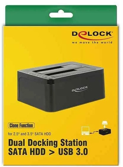 Produktbild Delock Dual Dockingstation