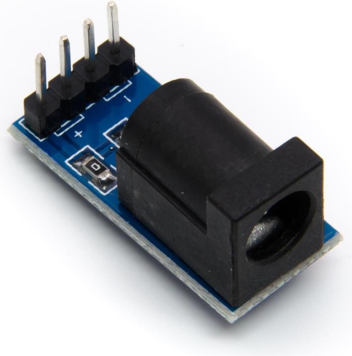 Actual product image Purecrea DC Barrel Jack Socket Breakout Board 5.5mm / 2.1mm