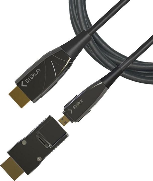 Actual product image Techly Micro HDMI AOC fiber optic cable (50 m)