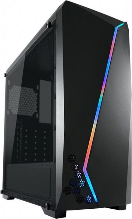 LC-Power Gaming 700B - Hexagon (mATX, Mini-ITX, ATX)