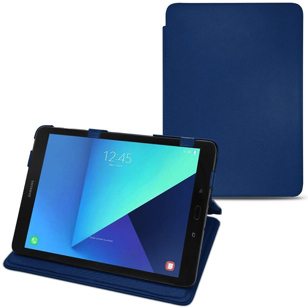 Noreve Lederschutzhülle horizontal (Galaxy Tab S3 9.7 (2017)), Tablet Hülle, Blau