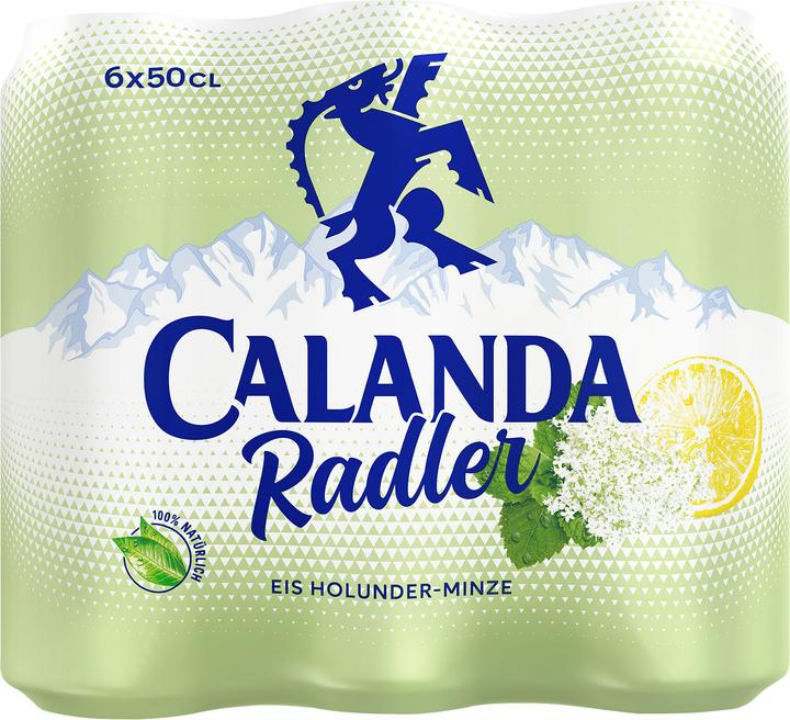 Produktbild Calanda Radler Holunder Minze (6 x 50 cl)