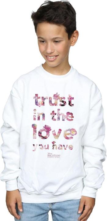 Actual product image Disney Boys Maleficent Mistress Of Evil Trust In The Love Sweatshirt (116)