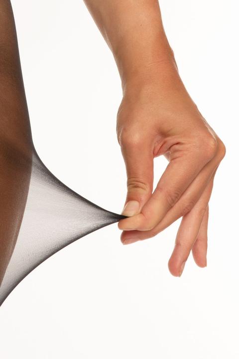 Immagine prodotto Christine Le Duc Strumpfhose mit offenem Schritt AntiLaufmaschen Glorious schwarz (S, M)