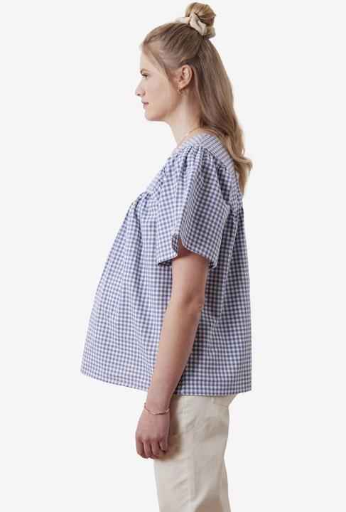 Actual product image Vertbaudet Short-sleeved maternity blouse (40)