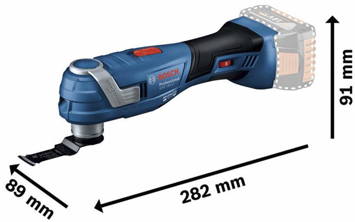 Productafbeelding Bosch Professional GOP 18V-34 (C) Multi-Cutter solo (06018G2001) (Multifunctioneel gereedschap)