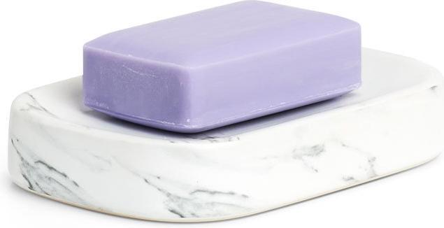 Actual product image Zeller Present Soap Dish Marble Ceramic 13x9x2.4 cm