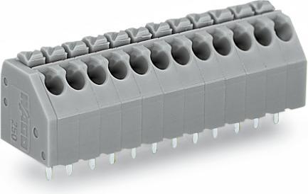 Actual product image Wago 250-124/000-006 Terminal strip with actuating push-buttons 1 soldering pin/pole front 2