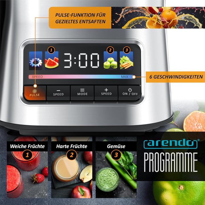 Produktbild Arendo Entsafter mit Display