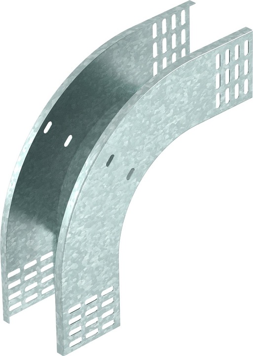 Produktbild OBO Bettermann OBO RBV 810 F FT Vertikalbogen 90Â° fallend (8.50 cm)