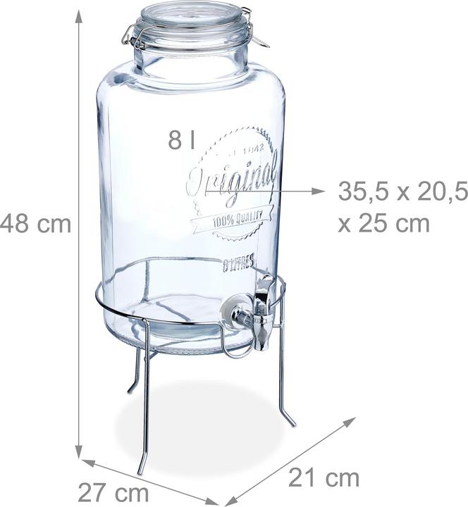 Produktbild Relaxdays Getränkespender