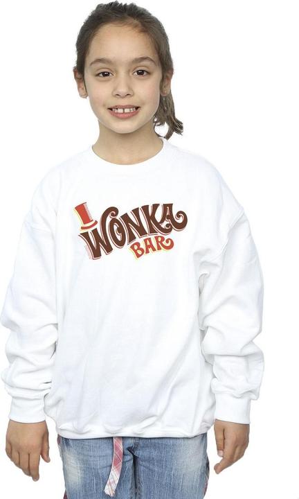 Produktbild Willy Wonka & the Chocolate Factory Bar Logo Sweatshirt Mädchen (128)