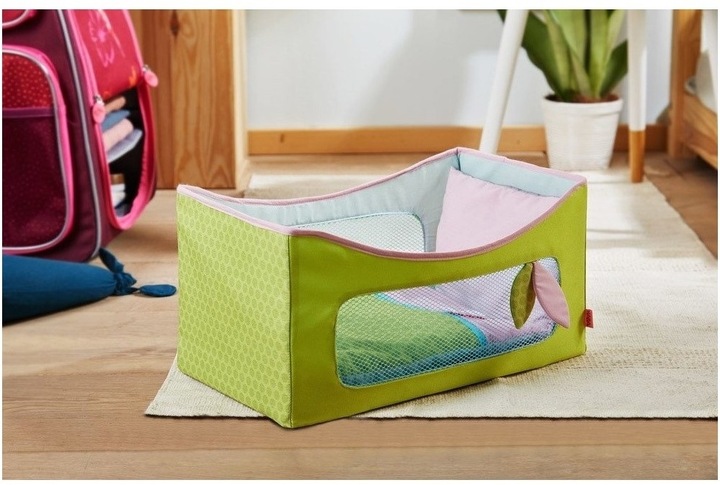 Image du produit Haba Lit pliable en tissu pour poupées Magie du printemps