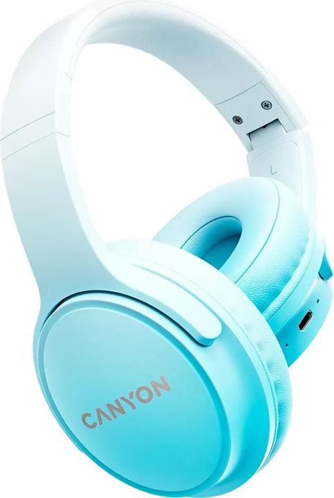 Produktbild Canyon Bluetooth Headset OnRiff 4 On-Ear/BT5.3 blue retail (50 h, Kabellos)