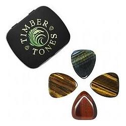 Timber Tone Tiger Tones Mixed Tin of 4, Plektrum