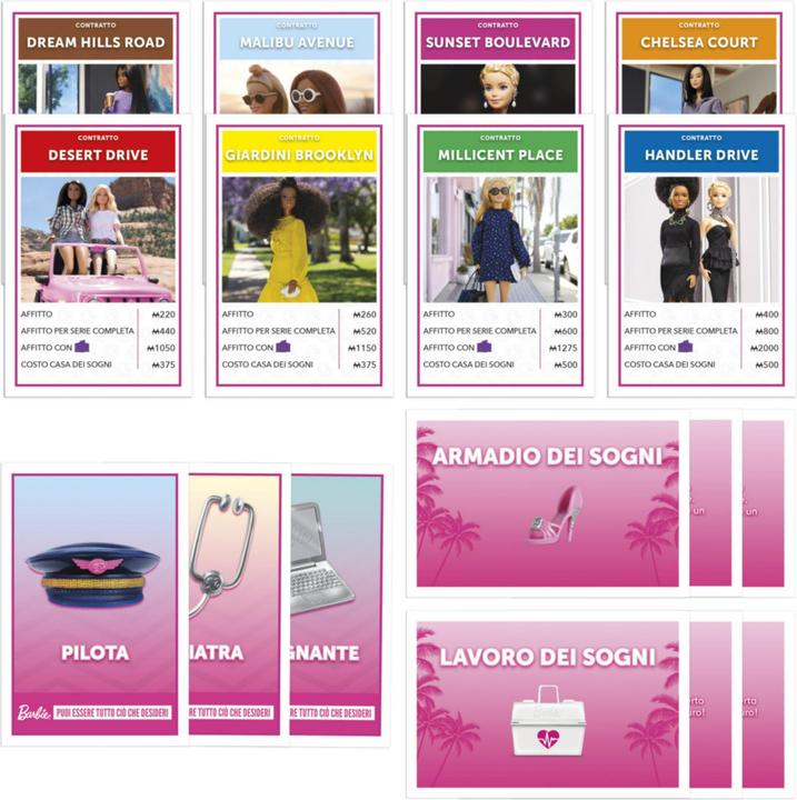 Produktbild Hasbro Gaming Monopoly Barbie Edition (Italienisch)