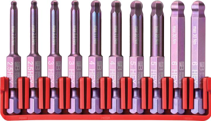 Actual product image PB Swiss Tools Bit set (2.5 mm, 3 mm, 4 mm, 5 mm, 6 mm)