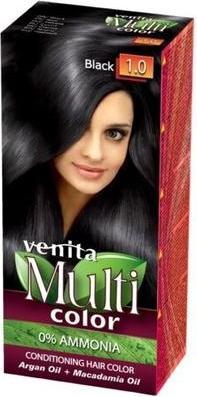 Venita Multicolor Hair Dye 1.0ack 100Ml (1.0 Black)