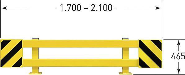 Actual product image kaiserkraft Shelf protection plank set