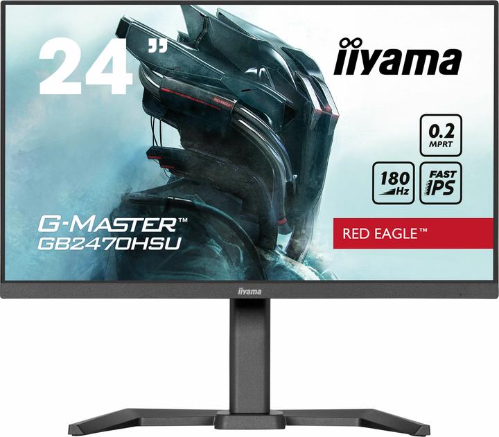 iiyama 23,8 INCH G-MASTER RED EAGLE FAST IPS 1920X1080 180HZ EN 0,2 MS MP (1920 x 1080 Pixels, 23.80")