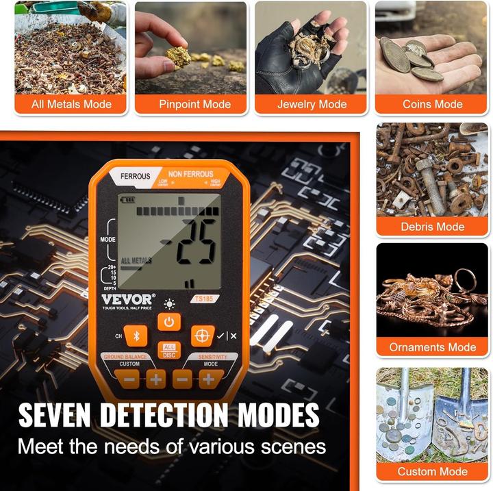 Image du produit Vevor Metal Detector Impermeabile